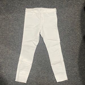 White H&M denim pants